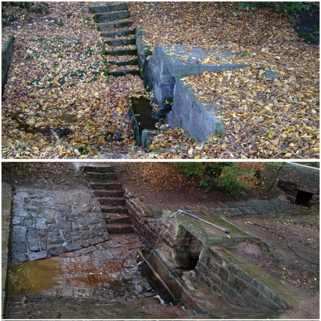 Nächstenbrunnen vorher nachher